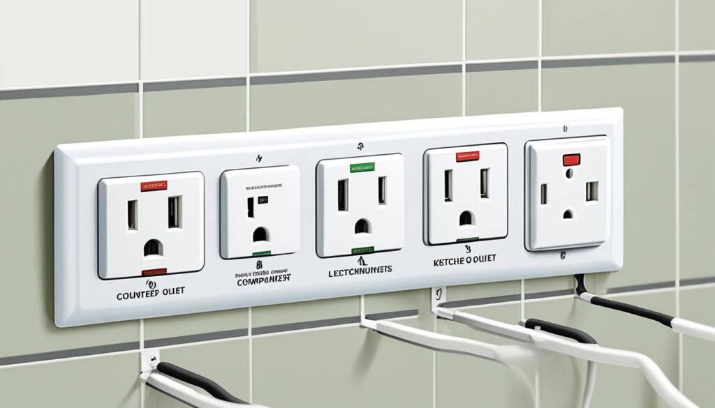 Electrical code for kitchen outlets