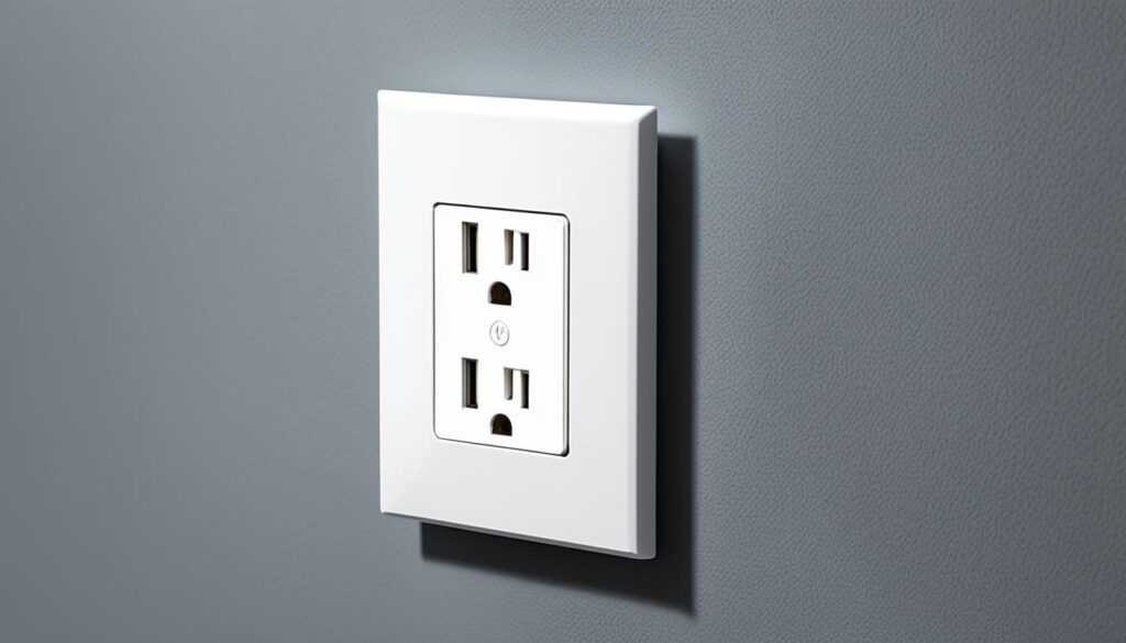 Flush Mount Square Wall Outlet