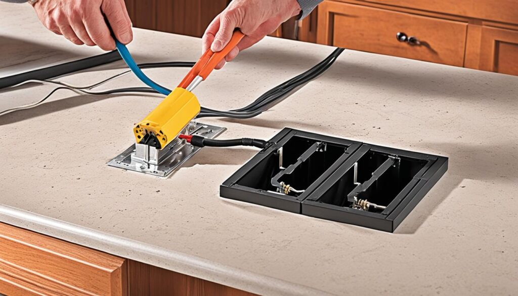 How to Install Countertop Pop Up Outlets