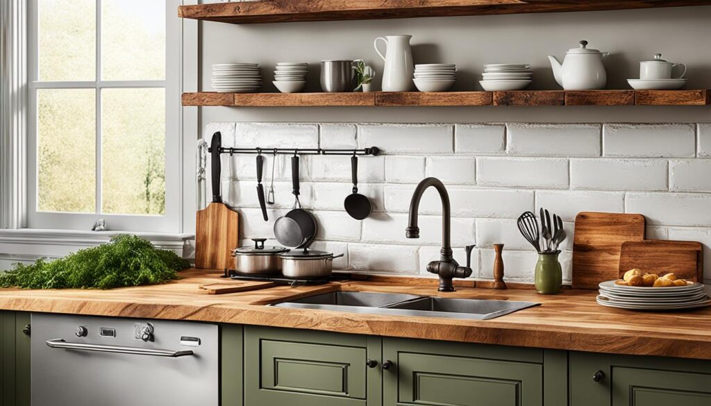 butcher block countertop