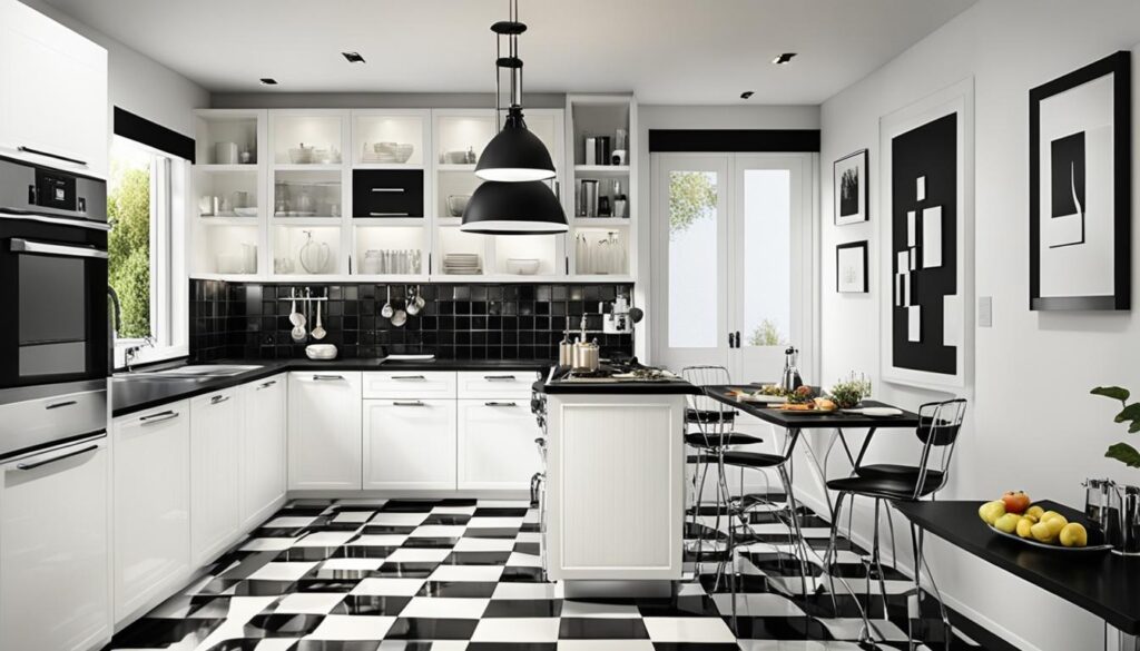 checkerboard flooring