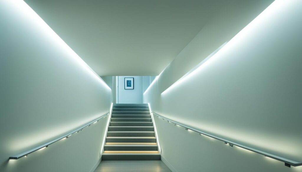 hallway and stairway lighting