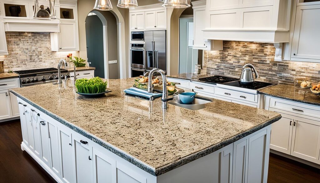 kitchen island outlet placement