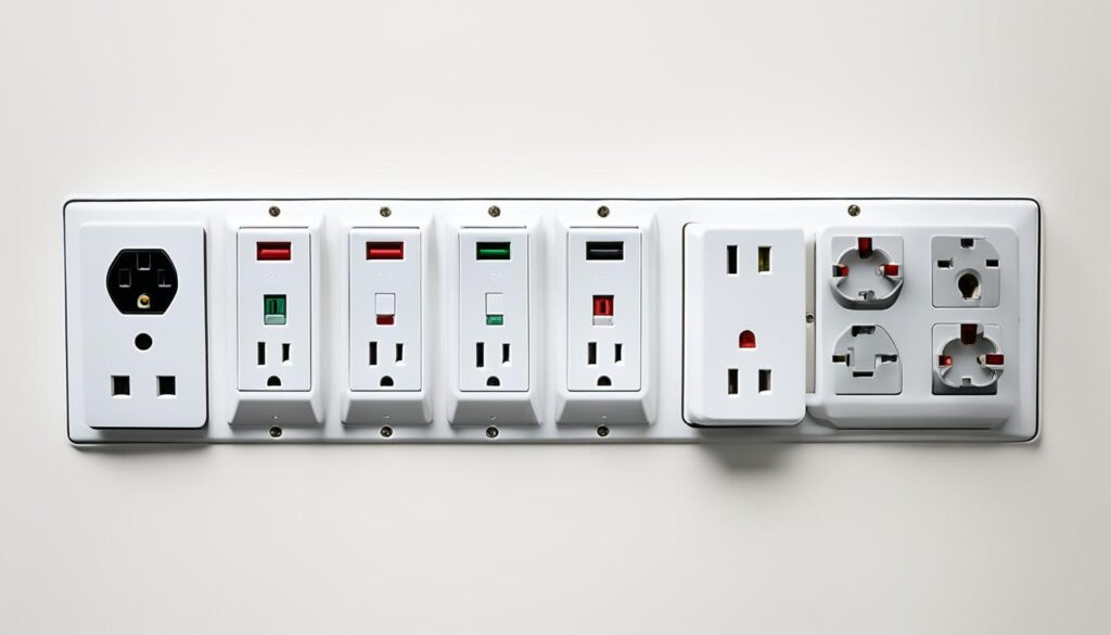 mains plugs and sockets