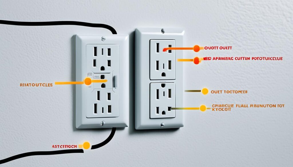 outlet spacing in kitchen