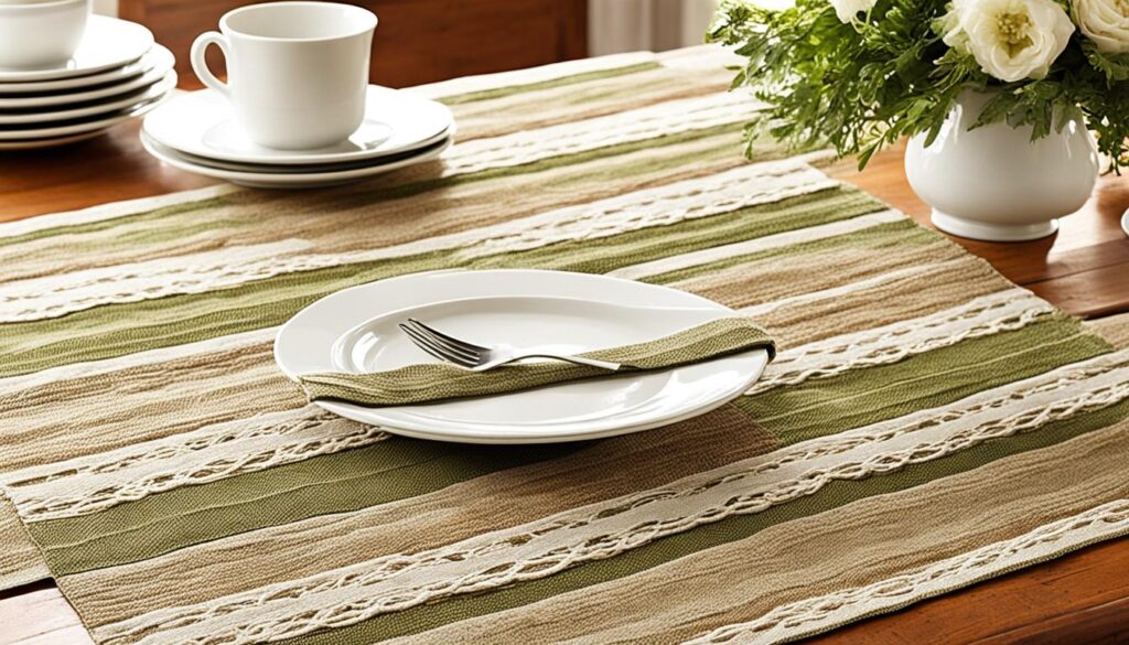 rustic table runner