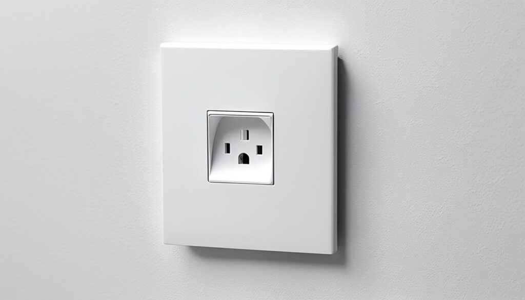 square wall outlet and holder